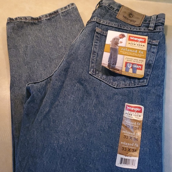 wrangler jeans 33 x 34